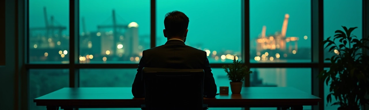 Entrepreneur reviewing large purchase orders — business scaling growth