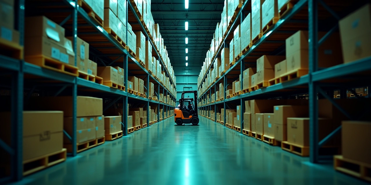 Modern 3PL warehouse interior in Carteret NJ near Port Newark logistics corridor